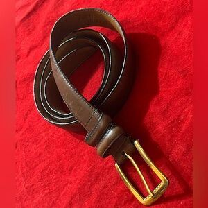 Allen Edmonds Burnished Calf Leather Lined Men's Belt